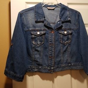 Repost cropped Jean jacket